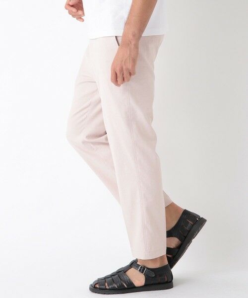 MEN'S BIGI / メンズビギ スラックス・ドレスパンツ | 【BODYSHELL】コットン×リネン アンクル丈パンツ | 詳細2