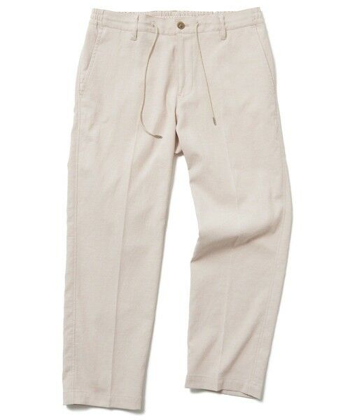 MEN'S BIGI / メンズビギ スラックス・ドレスパンツ | 【BODYSHELL】コットン×リネン アンクル丈パンツ（ピンク）