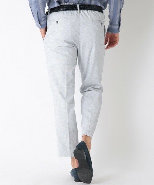 MEN'S BIGI / メンズビギ スラックス・ドレスパンツ | 【BODYSHELL】コットン×リネン アンクル丈パンツ | 詳細10