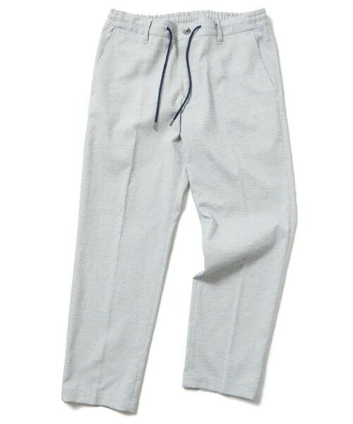 MEN'S BIGI / メンズビギ スラックス・ドレスパンツ | 【BODYSHELL】コットン×リネン アンクル丈パンツ（ブルー）