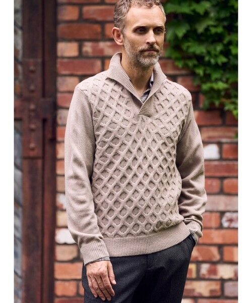 MEN'S BIGI / メンズビギ ニット・セーター | 7Gハニカムスキッパーニット | 詳細11