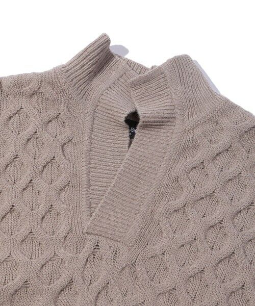 MEN'S BIGI / メンズビギ ニット・セーター | 7Gハニカムスキッパーニット | 詳細5