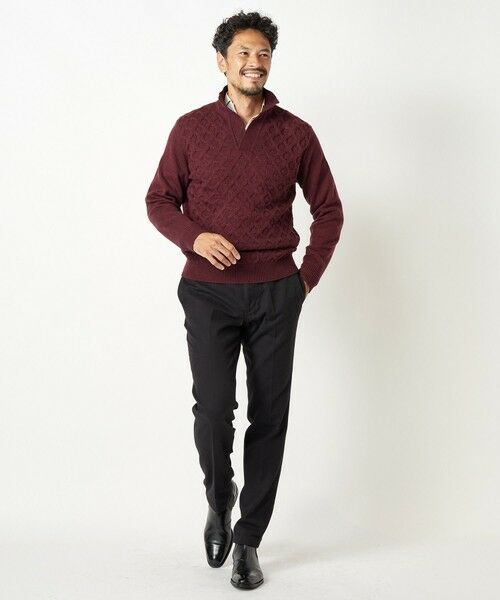 MEN'S BIGI / メンズビギ ニット・セーター | 7Gハニカムスキッパーニット | 詳細13