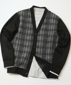 MEN'S BIGI / メンズビギ カーディガン・ボレロ | 杢ジャガードニットプリントカーディガン