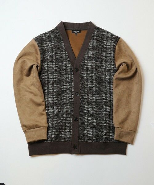 MEN'S BIGI / メンズビギ カーディガン・ボレロ | 杢ジャガードニットプリントカーディガン | 詳細7