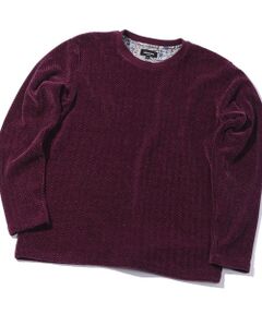 MEN'S BIGI / メンズビギ Tシャツ | モールジャガードクルーネックカットソー