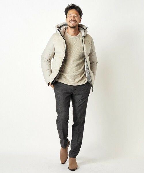 MEN'S BIGI / メンズビギ Tシャツ | モールジャガードクルーネックカットソー | 詳細3