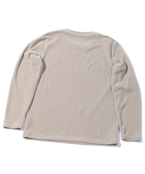 MEN'S BIGI / メンズビギ Tシャツ | モールジャガードクルーネックカットソー | 詳細7