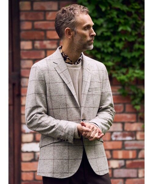 MEN'S BIGI / メンズビギ Tシャツ | モールジャガードクルーネックカットソー | 詳細9