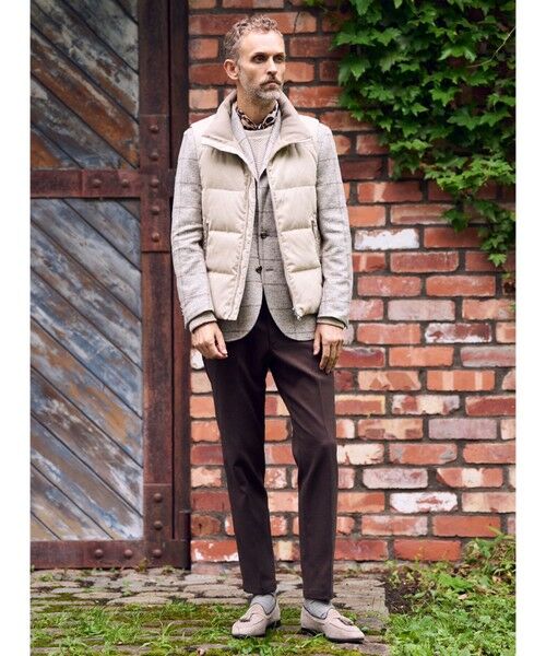 MEN'S BIGI / メンズビギ Tシャツ | モールジャガードクルーネックカットソー | 詳細10