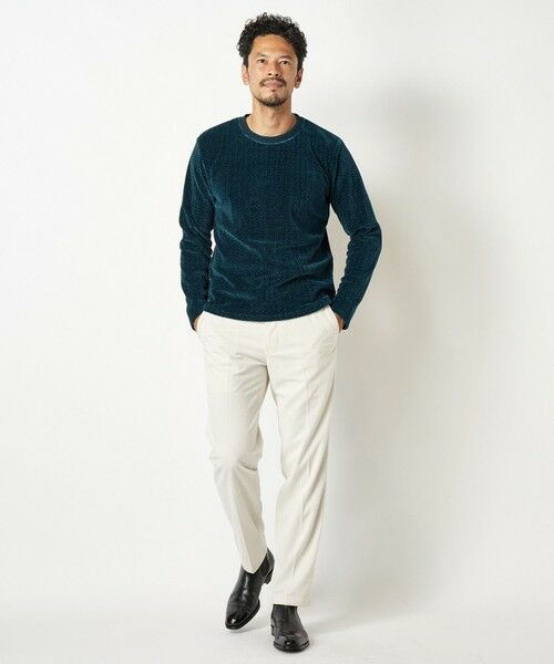 MEN'S BIGI / メンズビギ Tシャツ | モールジャガードクルーネックカットソー | 詳細20