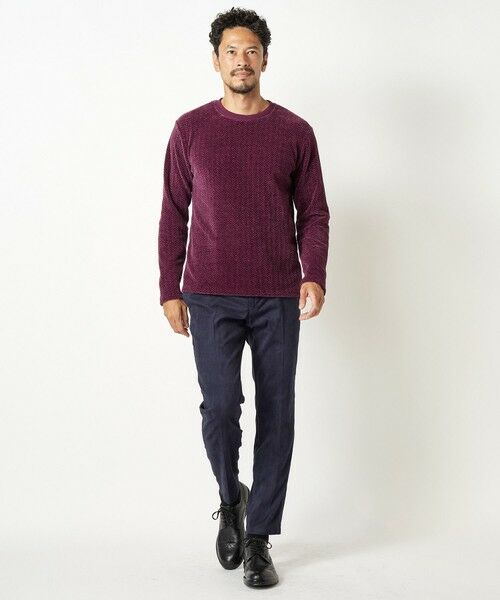 MEN'S BIGI / メンズビギ Tシャツ | モールジャガードクルーネックカットソー | 詳細24