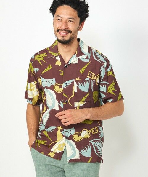 MEN'S BIGI / メンズビギ シャツ・ブラウス | 1992VINTAGE MBプリントオープンカラー半袖シャツ | 詳細1