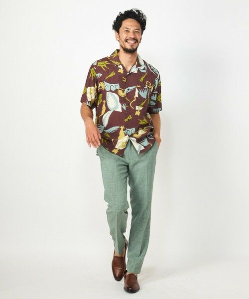 MEN'S BIGI / メンズビギ シャツ・ブラウス | 1992VINTAGE MBプリントオープンカラー半袖シャツ | 詳細2