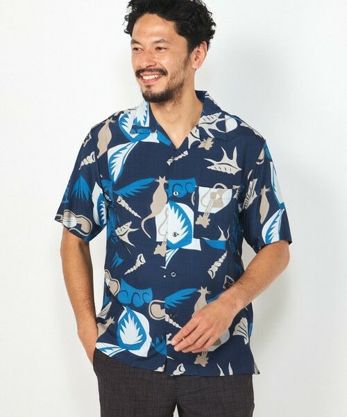 MEN'S BIGI / メンズビギ シャツ・ブラウス | 1992VINTAGE MBプリントオープンカラー半袖シャツ | 詳細9