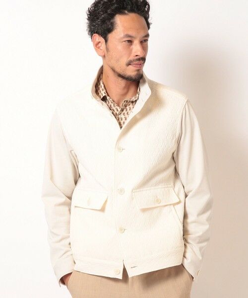 MEN'S BIGI / メンズビギ ブルゾン | 膨れジャガードストレッチブルゾン | 詳細4