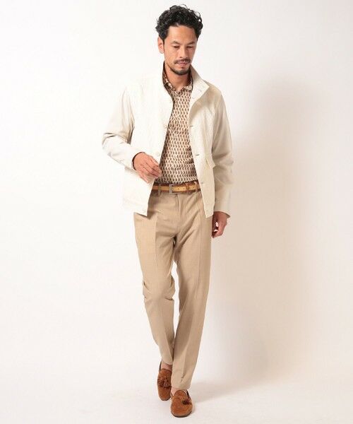 MEN'S BIGI / メンズビギ ブルゾン | 膨れジャガードストレッチブルゾン | 詳細5