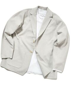 MEN'S BIGI / メンズビギ テーラードジャケット | ポリエステルエアリードッツテーラードジャケット