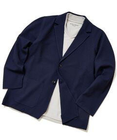 MEN'S BIGI / メンズビギ テーラードジャケット | ポリエステルエアリードッツテーラードジャケット