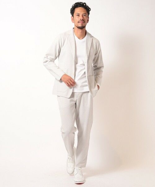 MEN'S BIGI / メンズビギ テーラードジャケット | ポリエステルエアリードッツテーラードジャケット | 詳細3