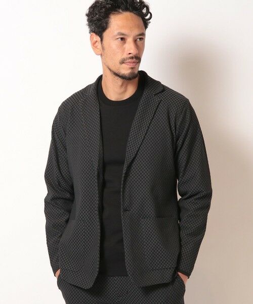 MEN'S BIGI / メンズビギ テーラードジャケット | ポリエステルエアリードッツテーラードジャケット | 詳細12
