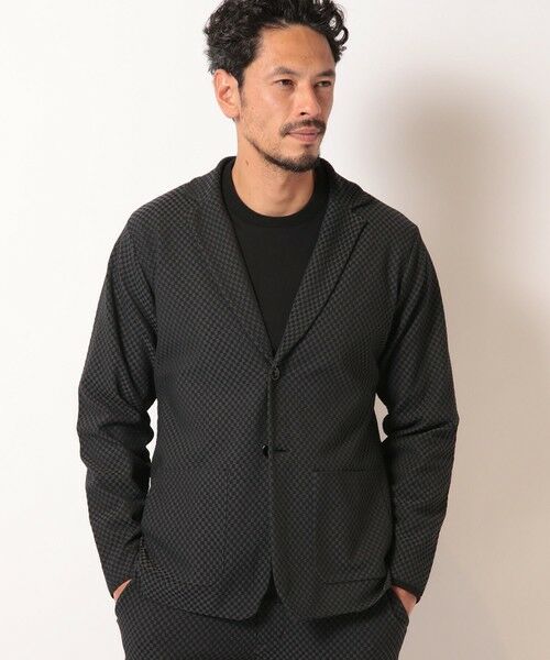 MEN'S BIGI / メンズビギ テーラードジャケット | ポリエステルエアリードッツテーラードジャケット | 詳細15