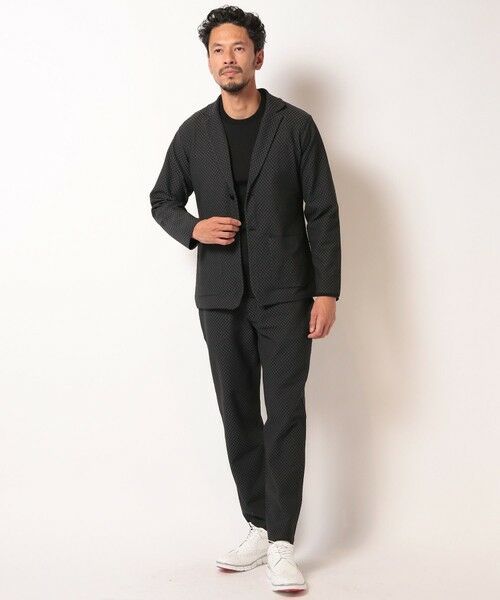 MEN'S BIGI / メンズビギ テーラードジャケット | ポリエステルエアリードッツテーラードジャケット | 詳細16