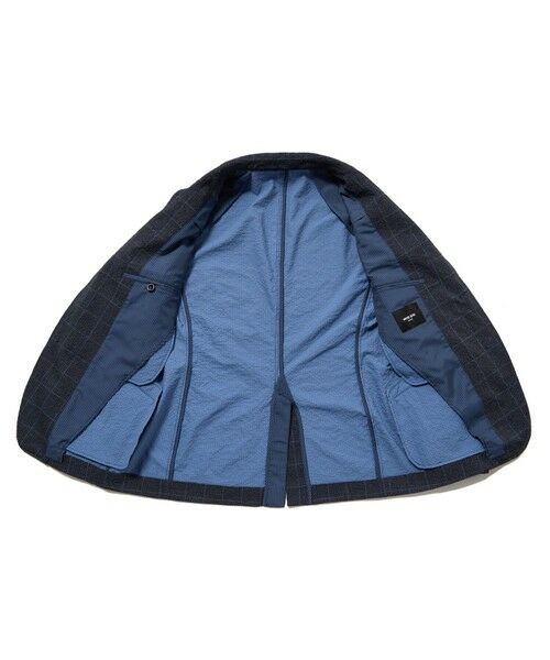 MEN'S BIGI / メンズビギ テーラードジャケット | 【ACTIVE TAILOR】3Dサッカープリントテーラードジャケット<セットアップ対応> | 詳細7