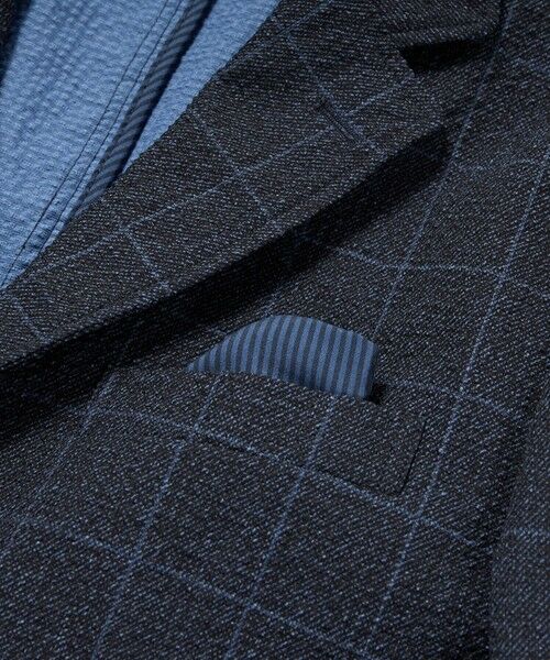 MEN'S BIGI / メンズビギ テーラードジャケット | 【ACTIVE TAILOR】3Dサッカープリントテーラードジャケット<セットアップ対応> | 詳細11