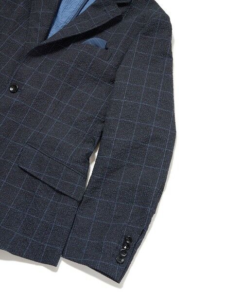 MEN'S BIGI / メンズビギ テーラードジャケット | 【ACTIVE TAILOR】3Dサッカープリントテーラードジャケット<セットアップ対応> | 詳細12