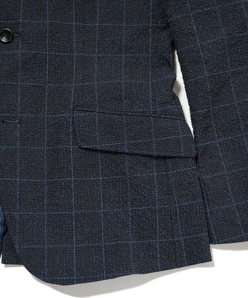 MEN'S BIGI / メンズビギ テーラードジャケット | 【ACTIVE TAILOR】3Dサッカープリントテーラードジャケット<セットアップ対応> | 詳細13