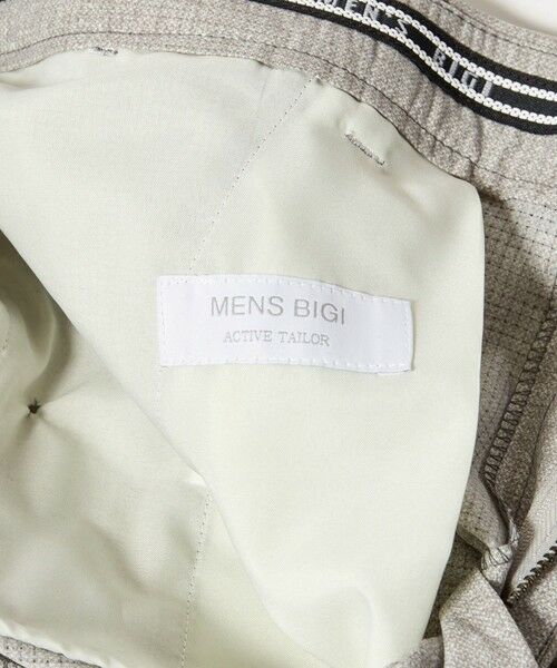 MEN'S BIGI / メンズビギ スラックス・ドレスパンツ | 【ACTIVE TAILOR】COOL DOTSメランジプリントスラックス<セットアップ対応> | 詳細7