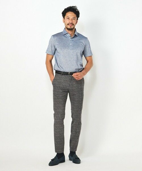 MEN'S BIGI / メンズビギ スラックス・ドレスパンツ | 【ACTIVE TAILOR】COOL DOTSメランジプリントスラックス<セットアップ対応> | 詳細12