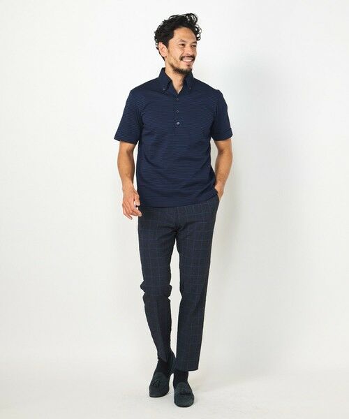 MEN'S BIGI / メンズビギ スラックス・ドレスパンツ | 【ACTIVE TAILOR】3Dサッカープリントイージーパンツ<セットアップ対応> | 詳細5