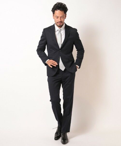 MEN'S BIGI / メンズビギ セットアップ | シェブロンジャカードスーツセットアップ＜同素材ベストあり＞ | 詳細9