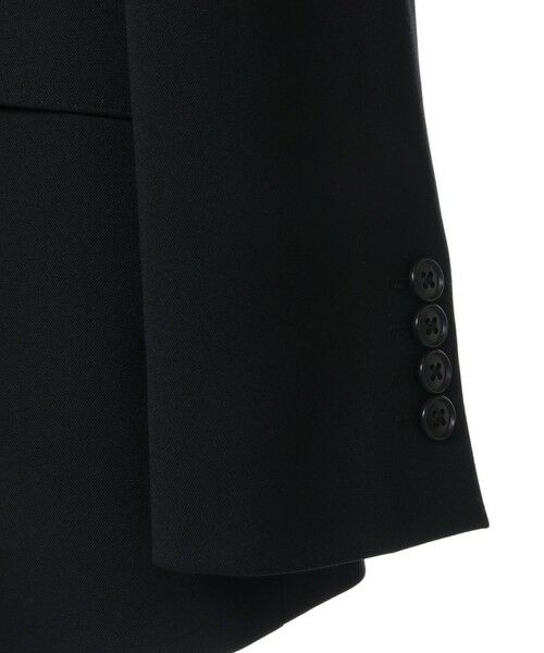 MEN'S BIGI / メンズビギ セットアップ | 【スリーピース対応】サージ綾ブラック無地スーツセットアップ | 詳細11