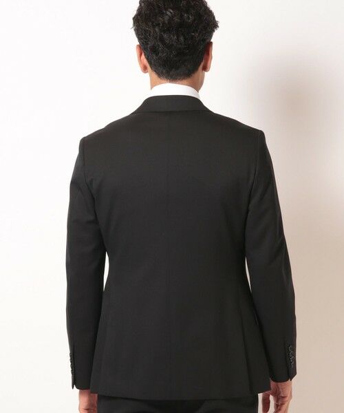 MEN'S BIGI / メンズビギ セットアップ | 【スリーピース対応】サージ綾ブラック無地スーツセットアップ | 詳細2