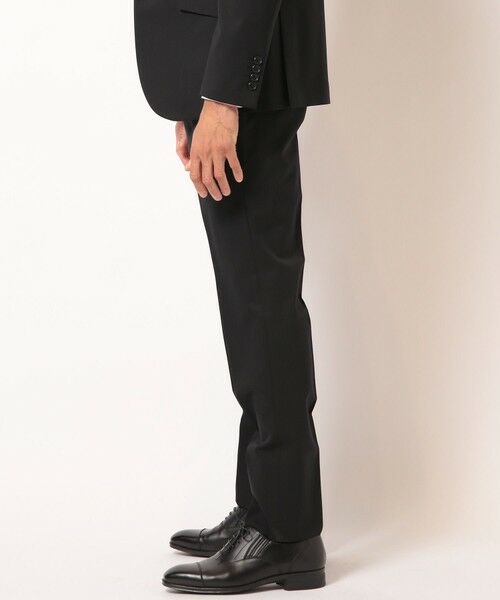 MEN'S BIGI / メンズビギ セットアップ | 【スリーピース対応】サージ綾ブラック無地スーツセットアップ | 詳細4