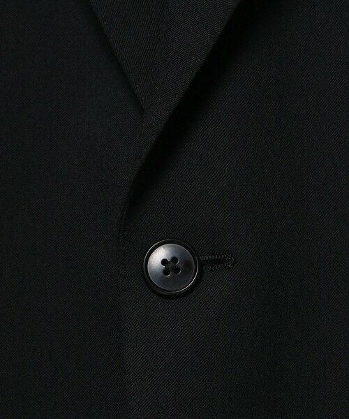 MEN'S BIGI / メンズビギ セットアップ | 【スリーピース対応】サージ綾ブラック無地スーツセットアップ | 詳細9