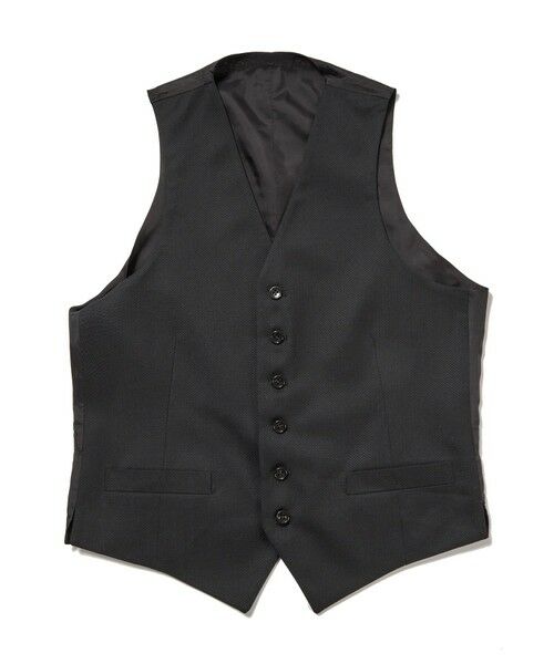 MEN'S BIGI / メンズビギ ベスト | シェブロンジャカードリバーシブルベスト＜同素材スーツあり＞ | 詳細5