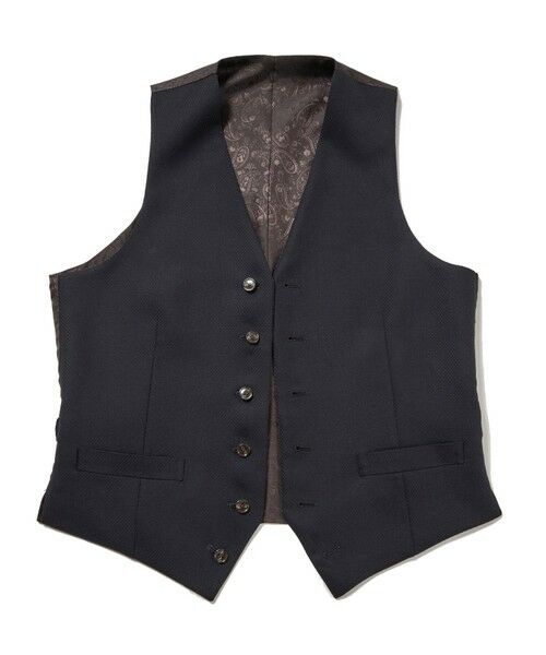 MEN'S BIGI / メンズビギ ベスト | 【ACTIVE TAILOR】ミックスヤーン/ホップサックベスト＜セットアップ・スリーピース対応＞ | 詳細10