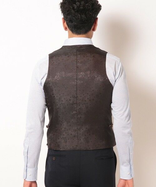 MEN'S BIGI / メンズビギ ベスト | 【ACTIVE TAILOR】ミックスヤーン/ホップサックベスト＜セットアップ・スリーピース対応＞ | 詳細4