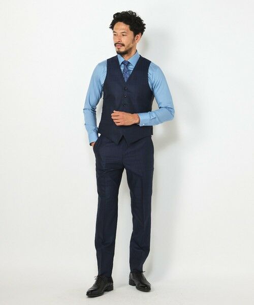 MEN'S BIGI / メンズビギ ベスト | ブライト ウインドーペーンベスト＜同素材スーツあり＞ | 詳細4