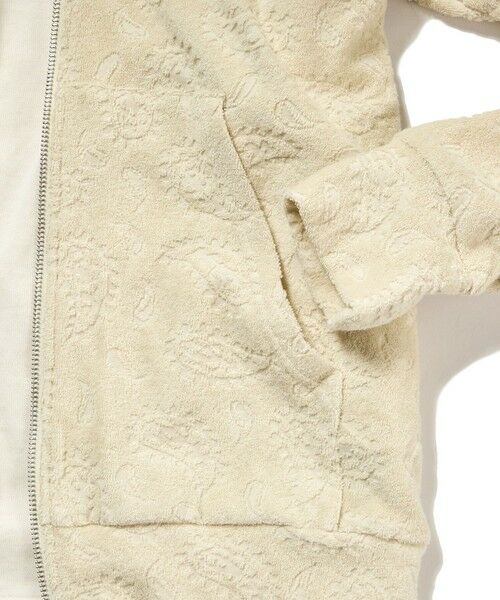 MEN'S BIGI / メンズビギ スウェット | 【Sea Green/シーグリーン】ペイズリー柄パイルジャカードパーカ | 詳細7