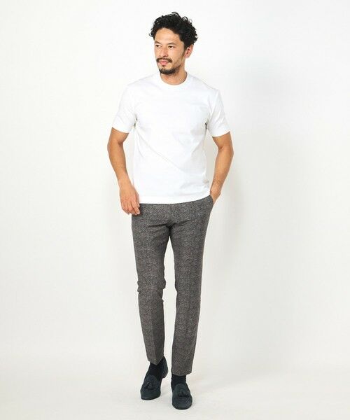 MEN'S BIGI / メンズビギ Tシャツ | 【ACTIVE TAILOR】シルケットスムースクルーネックTシャツ | 詳細4