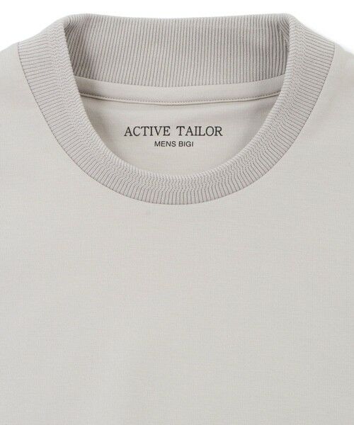 MEN'S BIGI / メンズビギ Tシャツ | 【ACTIVE TAILOR】シルケットスムースクルーネックTシャツ | 詳細11