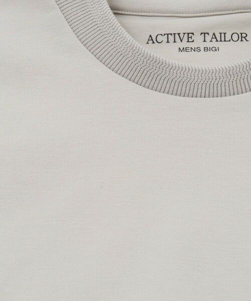 MEN'S BIGI / メンズビギ Tシャツ | 【ACTIVE TAILOR】シルケットスムースクルーネックTシャツ | 詳細12