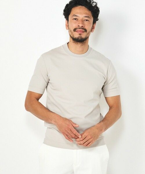 MEN'S BIGI / メンズビギ Tシャツ | 【ACTIVE TAILOR】シルケットスムースクルーネックTシャツ | 詳細8
