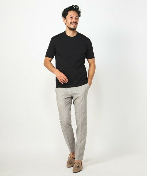 MEN'S BIGI / メンズビギ Tシャツ | 【ACTIVE TAILOR】シルケットスムースクルーネックTシャツ | 詳細17