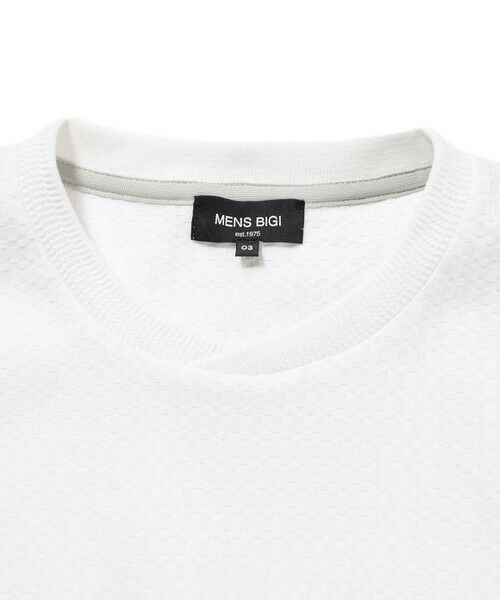 MEN'S BIGI / メンズビギ Tシャツ | リンクスジャカード半袖カットソー | 詳細3